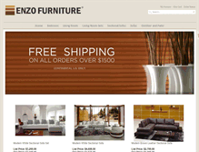 Tablet Screenshot of enzofurniture.com